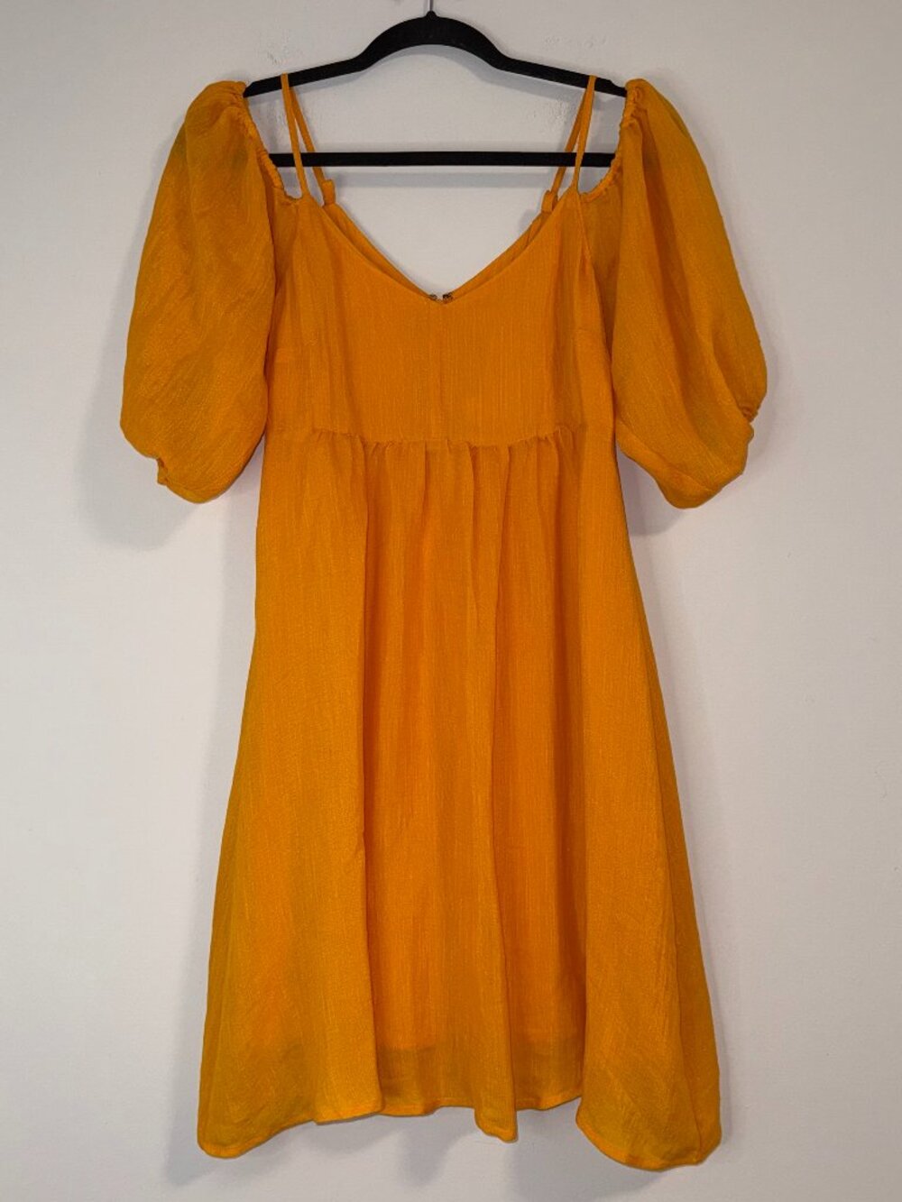 NWT Anthropologie Moulinette Soeurs Mango Carina Open Shoulder Babydoll Dress Sz